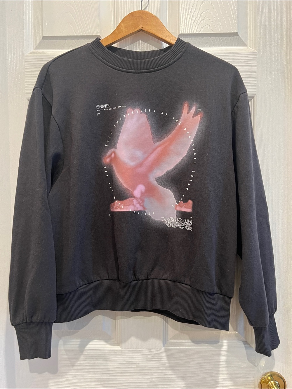 VANS Dove Bloussant Crew Neck Sweatshirt